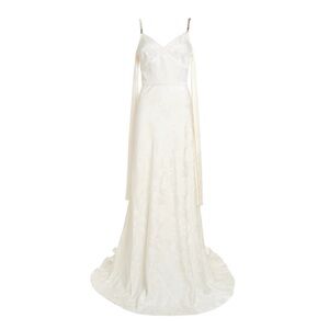 Markarian NWT Circe Floral Jacquard Arm Bow Gown / Bridal Collection / Sz 2